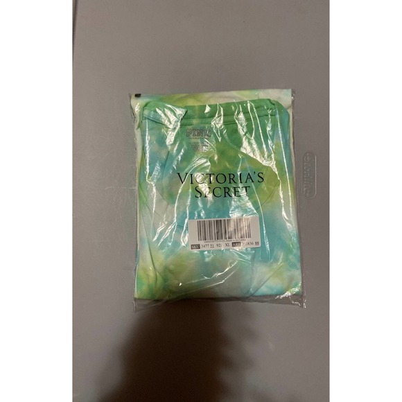 NIP VS PINK Campus Tee Green Tie Dye - Picture 5 of 5